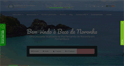 Desktop Screenshot of becodenoronha.com.br